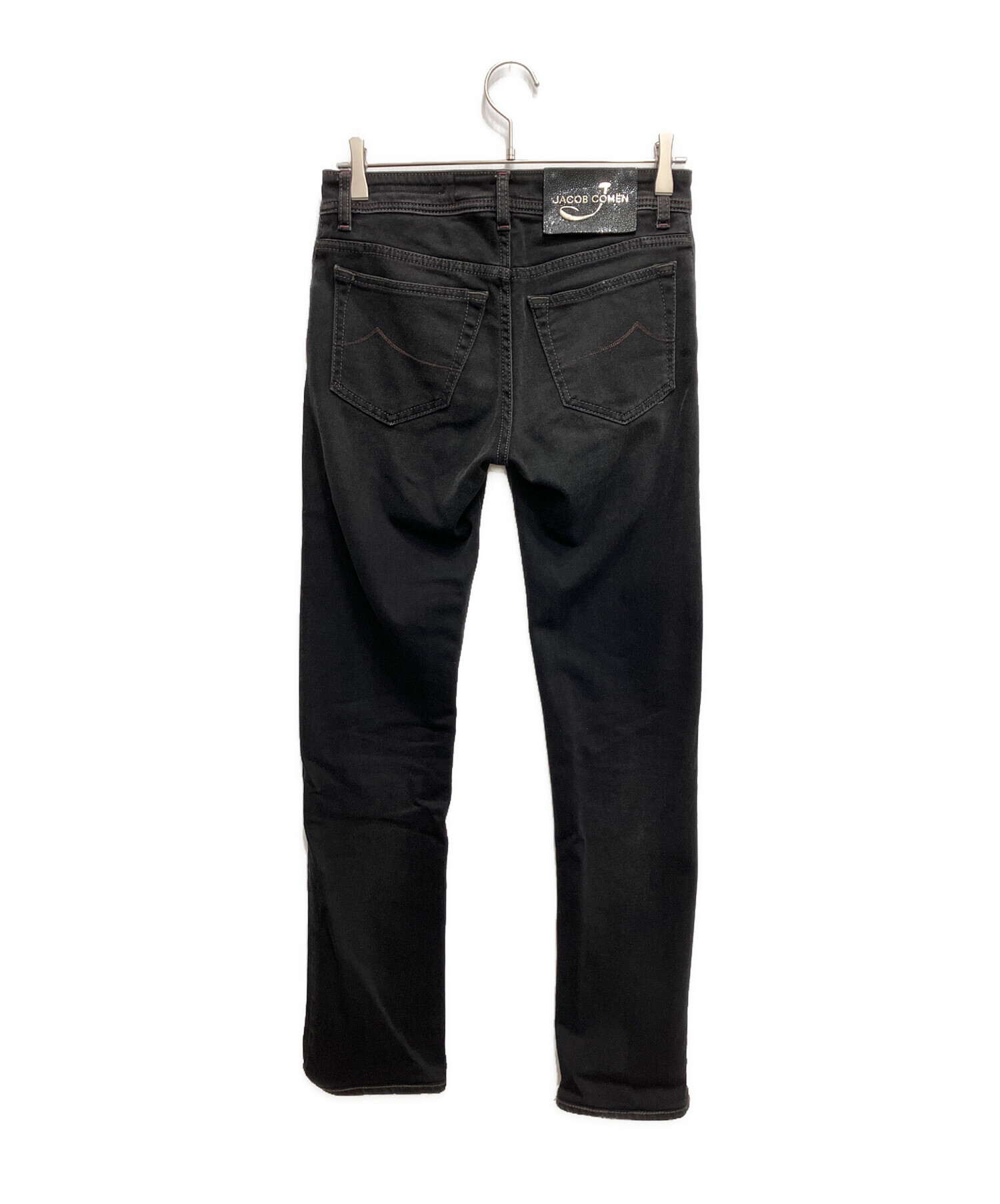中古・古着通販】JACOB COHEN (ヤコブコーエン) デニムパンツ ブラック 