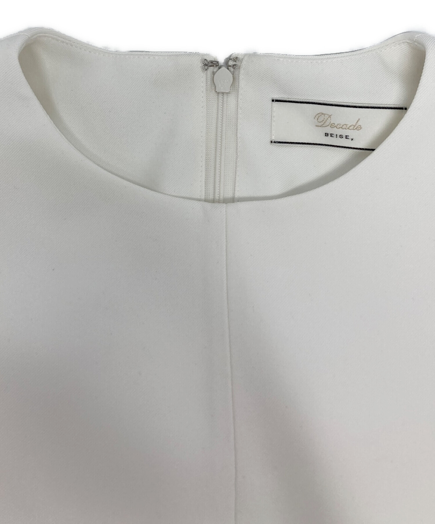 中古・古着通販】BEIGE (ベイジ) LUIZA / Iラインワンピース ホワイト 
