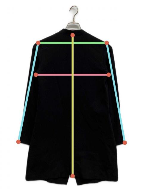 中古・古着通販】theory (セオリー) ノーカラージャケット ブラック