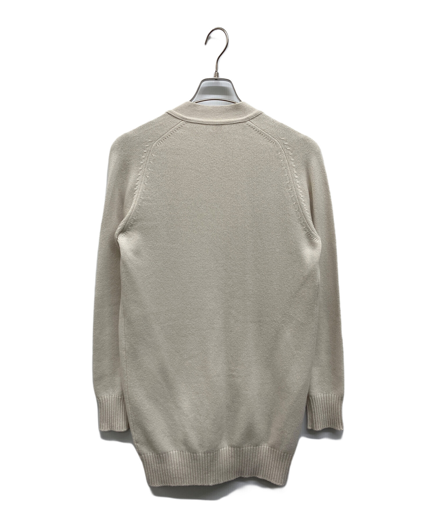 エルメス　マルジェラ期　カシミヤ100％　カーディガン　ニット　ベージュ　S HERMS エルメス Martin Margiela マルジェラ期 カシミヤ100％ ニット