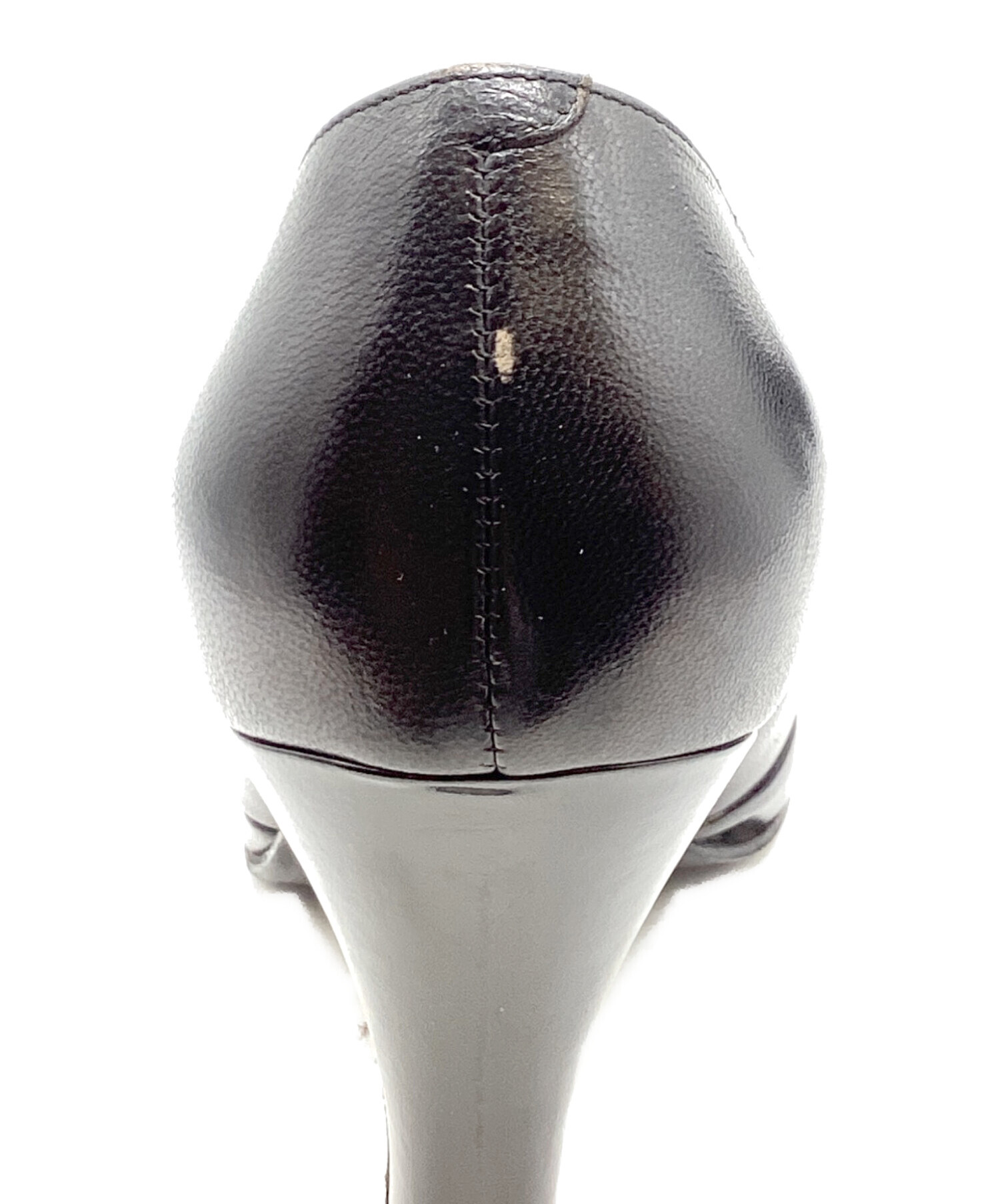 中古・古着通販】CHANEL (シャネル) ヒールパンプス ブラック サイズ 中古・古着通販】CHANEL (シャネル) ヒールパンプス ブラック サイズ