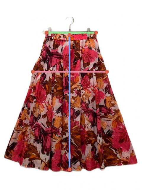 中古・古着通販】ANAYI (アナイ) ペイントフラワープリントティアード
