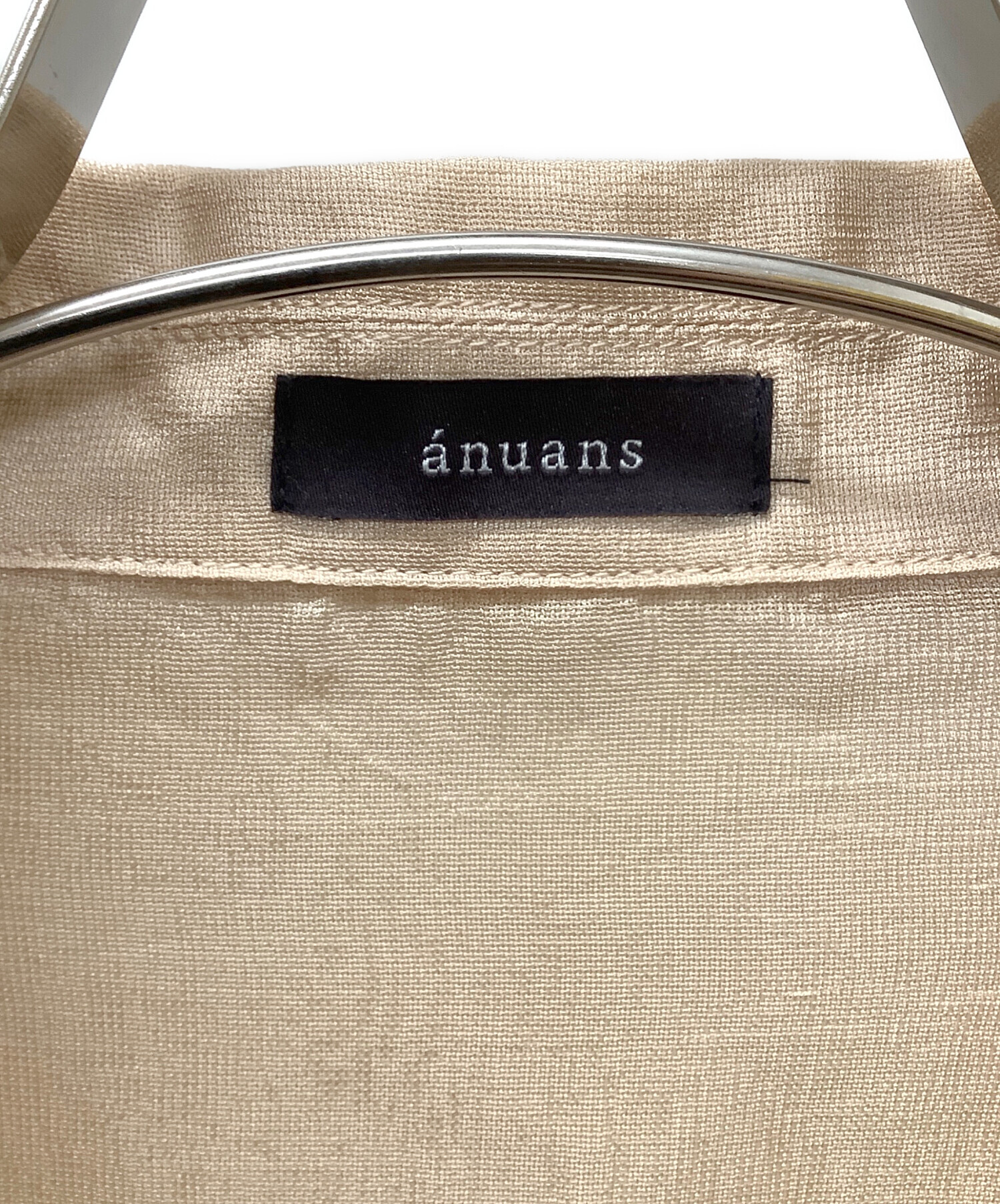 中古・古着通販】anuans (アニュアンス) シアーテーラードシャツ