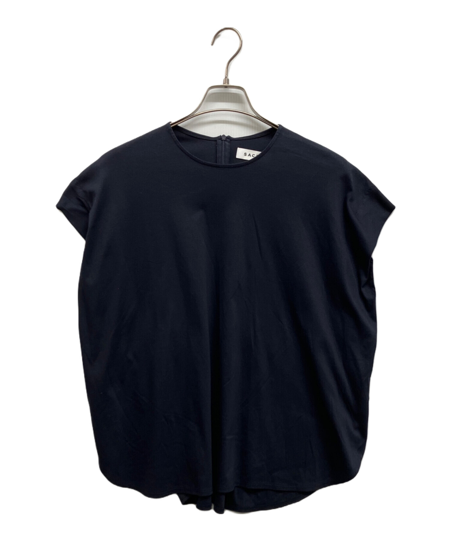 中古・古着通販】SACRA (サクラ) PREMIUM ORGANIC COTTON TOP ネイビー