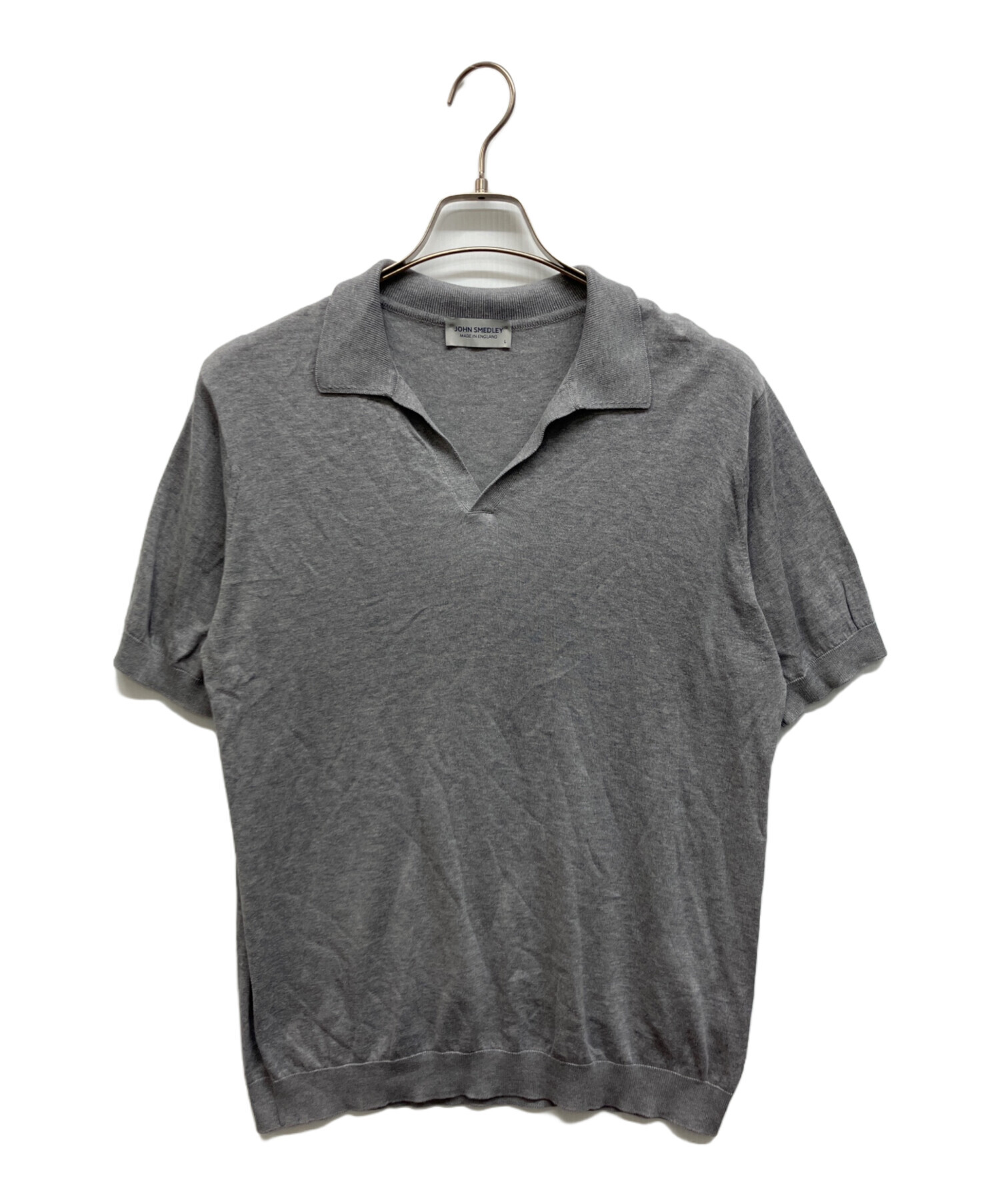 マサ John Smedley スキッパー ポロシャツ L コットン 中古・古着通販】JOHN SMEDLEY (ジョンスメドレー) スキッパーニット