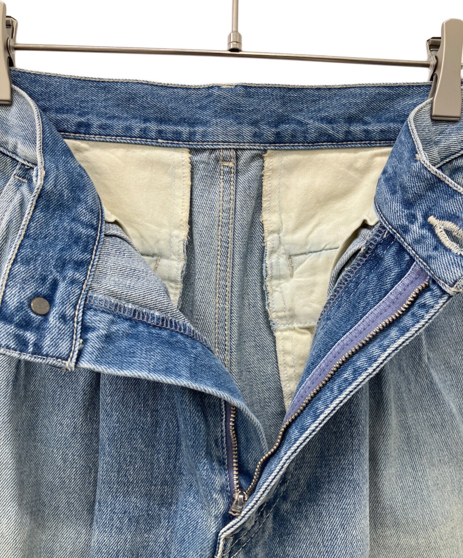 中古・古着通販】Graphpaper (グラフペーパー) Denim Two Tuck Tapered