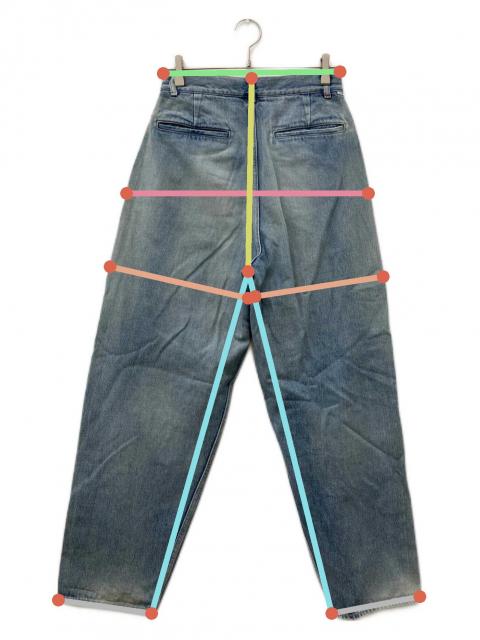 中古・古着通販】Graphpaper (グラフペーパー) Denim Two Tuck Tapered