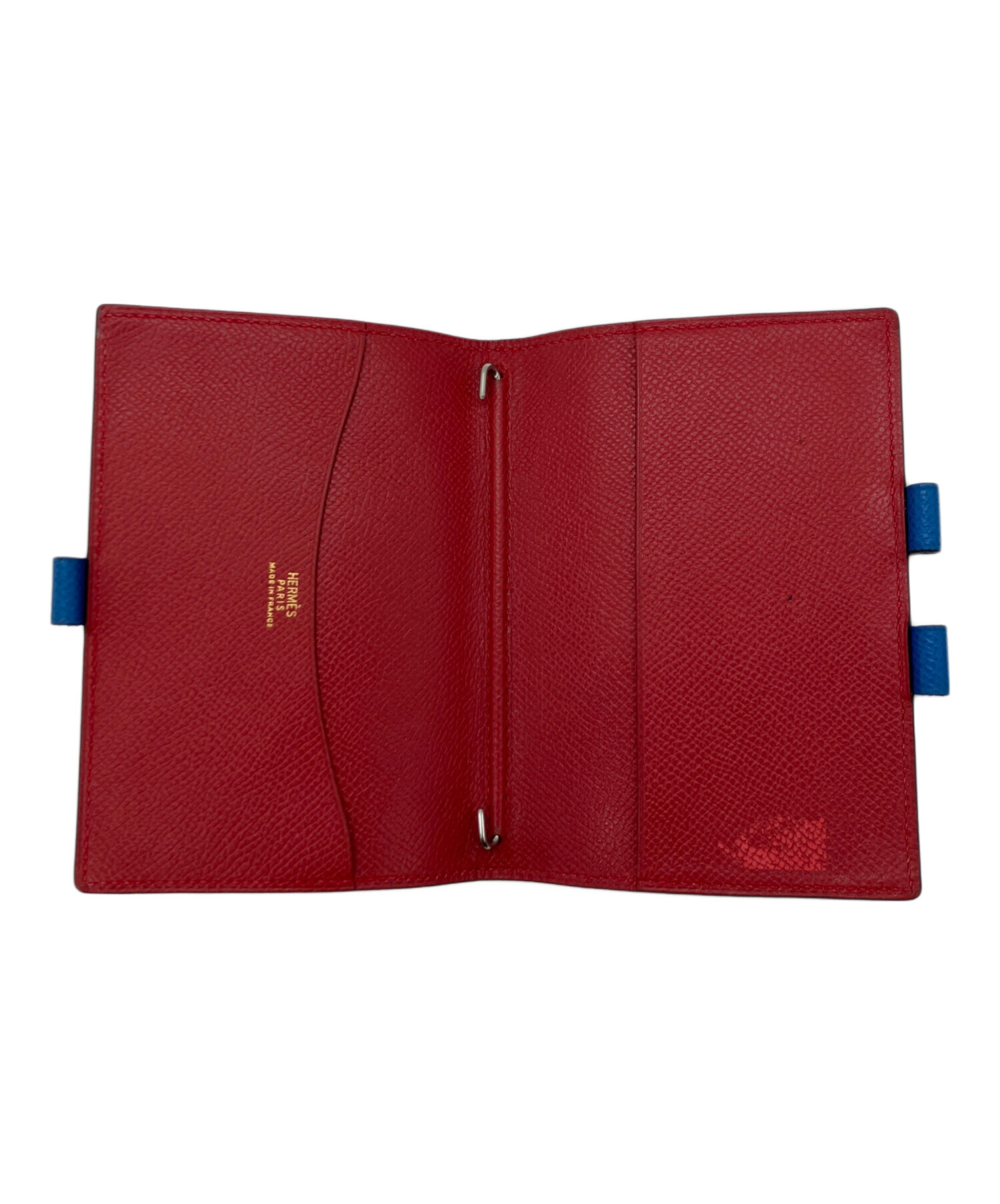 【新品未使用】HERMES エルメス　手帳カバー 中古・古着通販】HERMES (エルメス) 手帳カバー ブルー｜ブランド