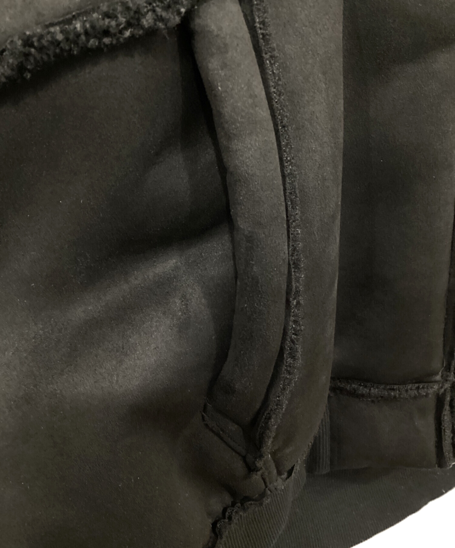 中古・古着通販】PALACE (パレス) SHERPA FAUX SUEDE FUNNEL ブラック 