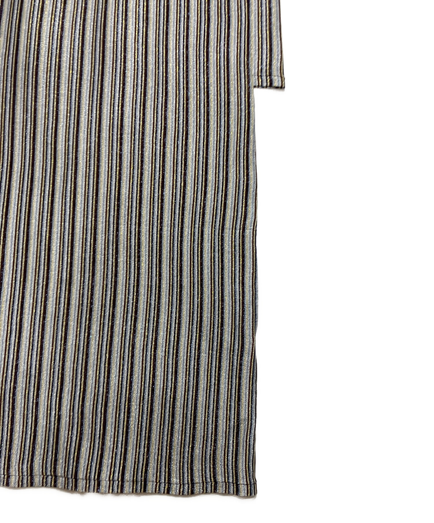 中古・古着通販】sahara (サハラ) Striped Glitter Dress/ストライプ