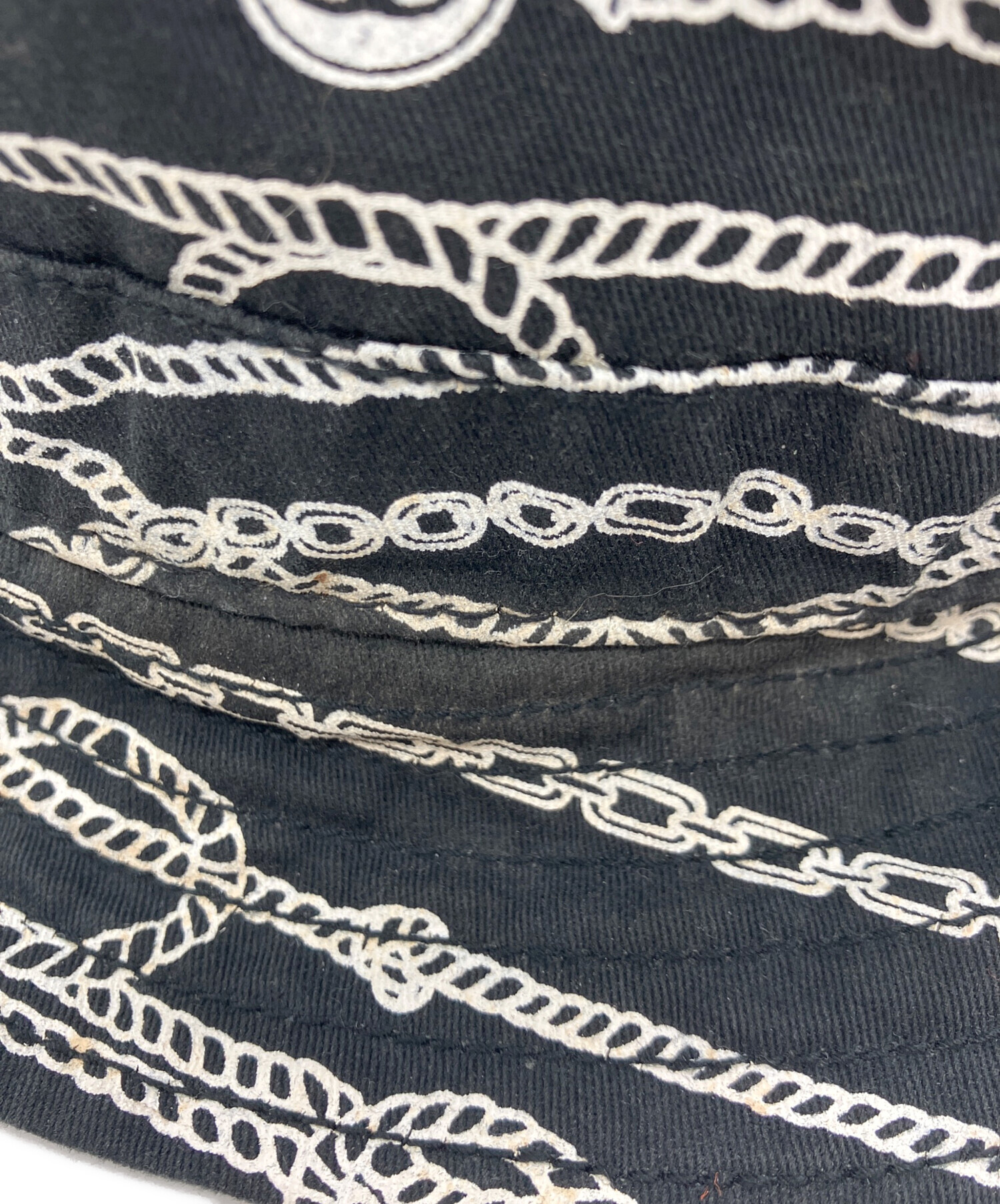 中古・古着通販】stussy (ステューシー) チェーン柄バケットハット
