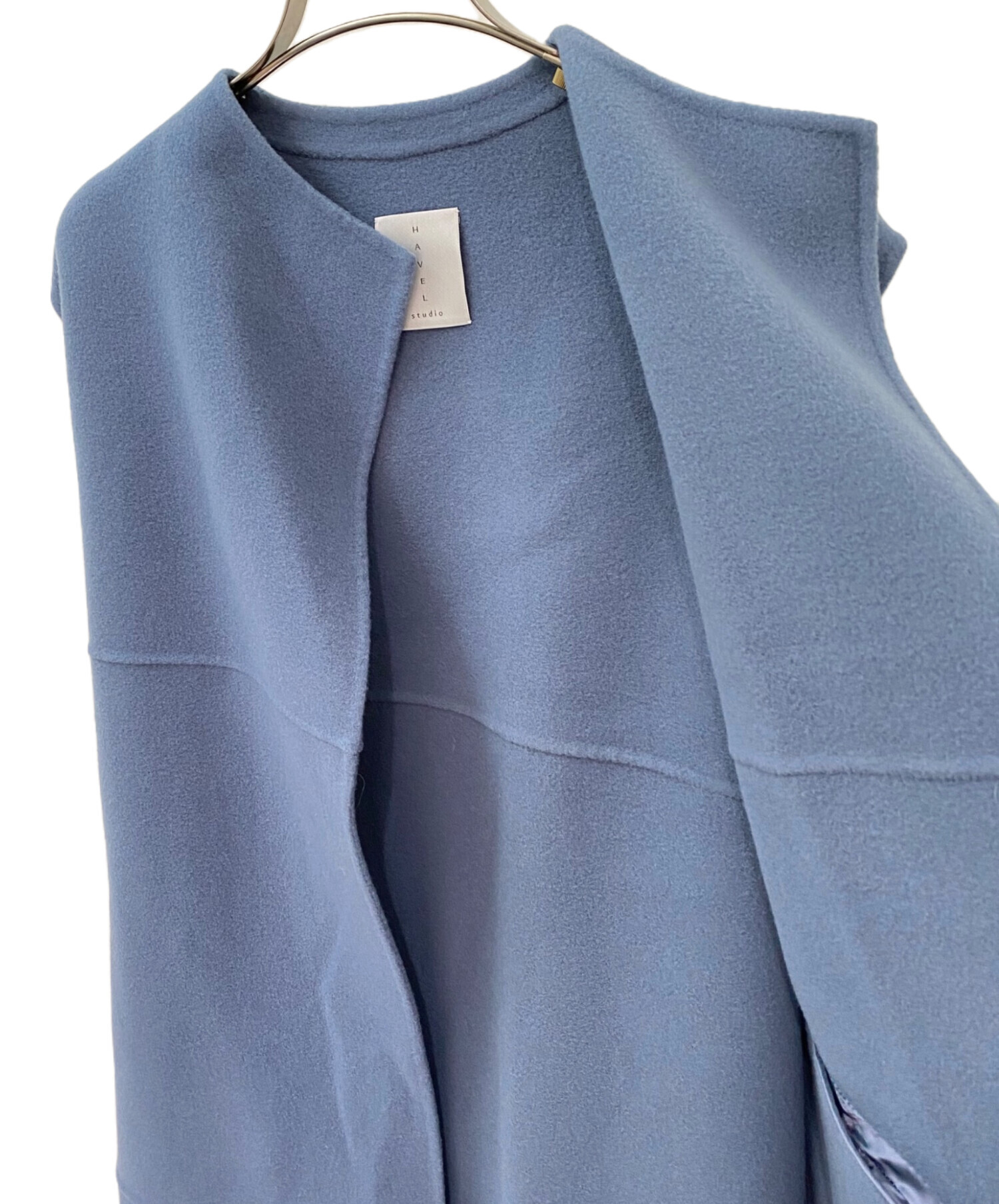【HAVEL studio】ロングベスト ジレ HAVEL studio】ロングベスト ジレ
