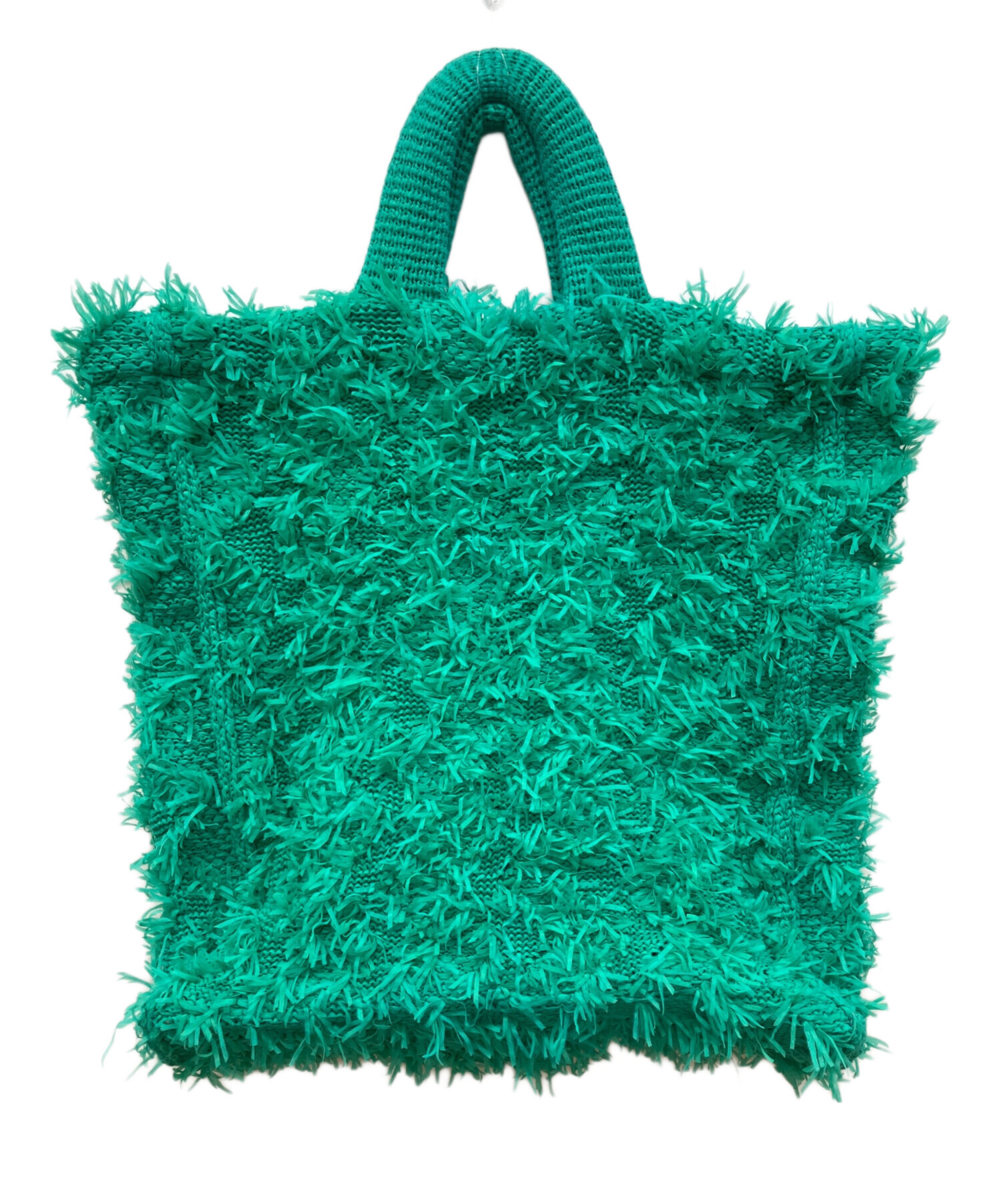 中古・古着通販】NKNIT (ンニット) fringe knit big bag（フリンジ 