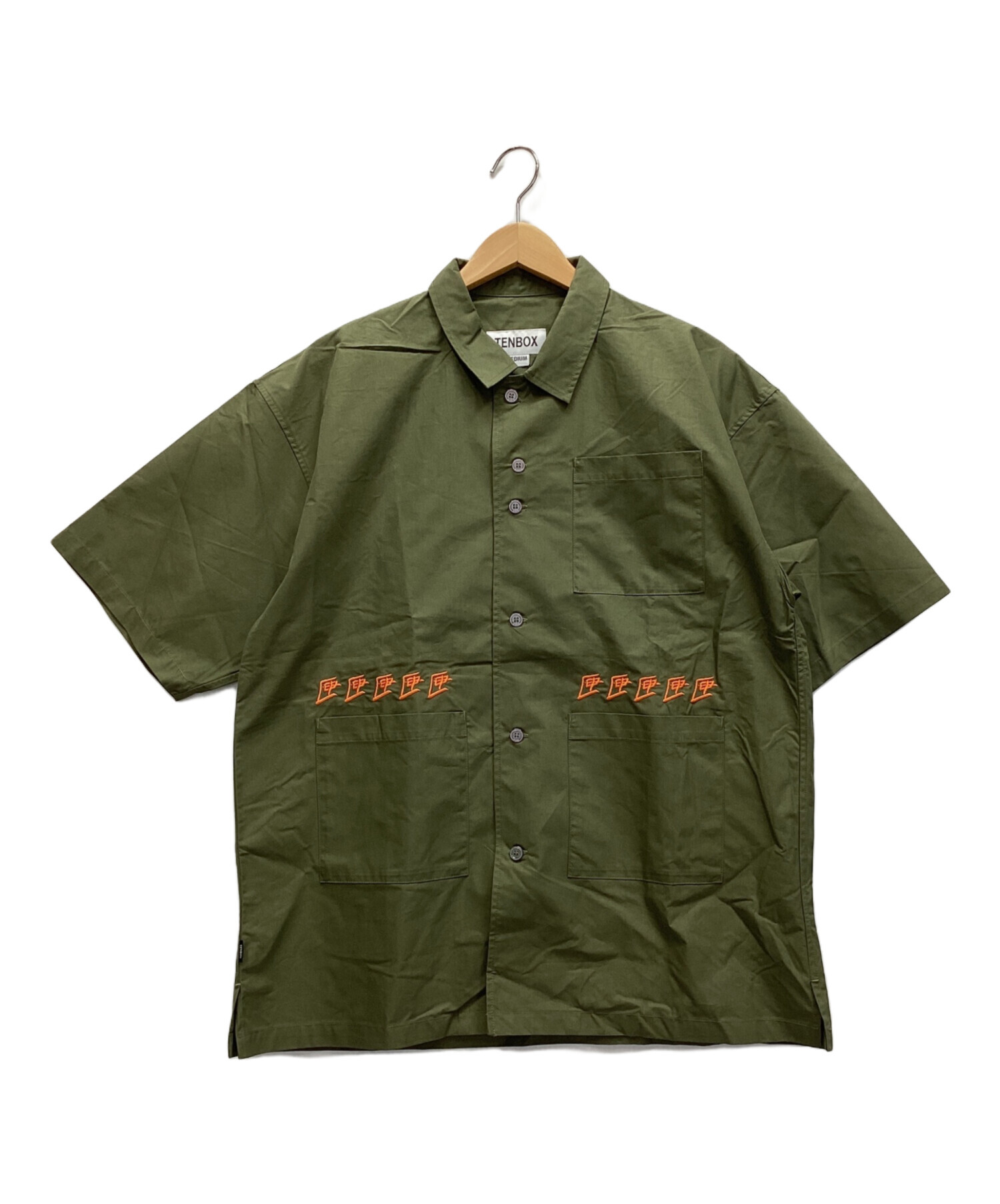 中古・古着通販】TENBOX (テンボックス) 10BOX S/S Shirt オリーブ 