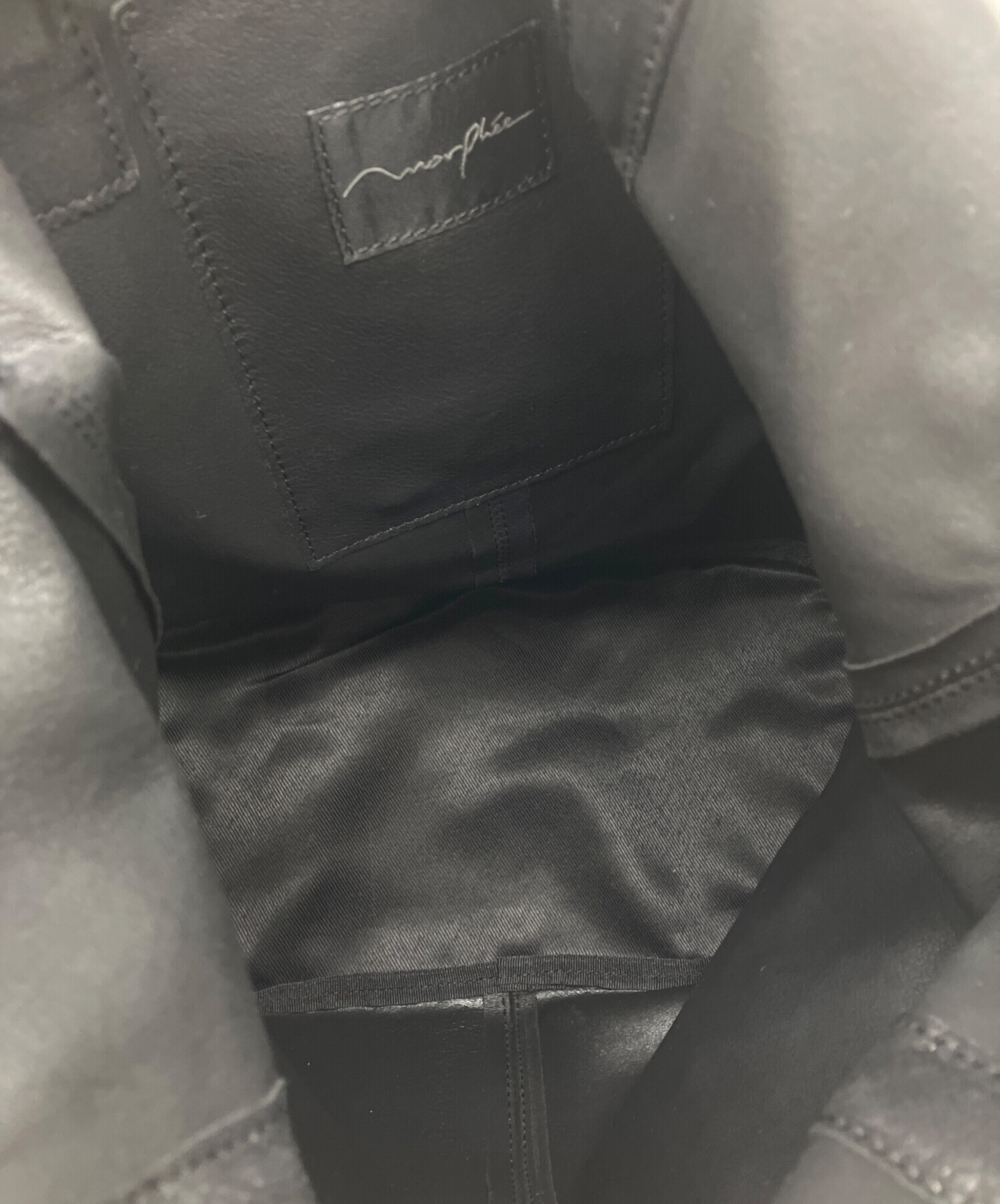 中古・古着通販】morphee (モルフェ) 3WAY MEDIUM TOTE ブラック