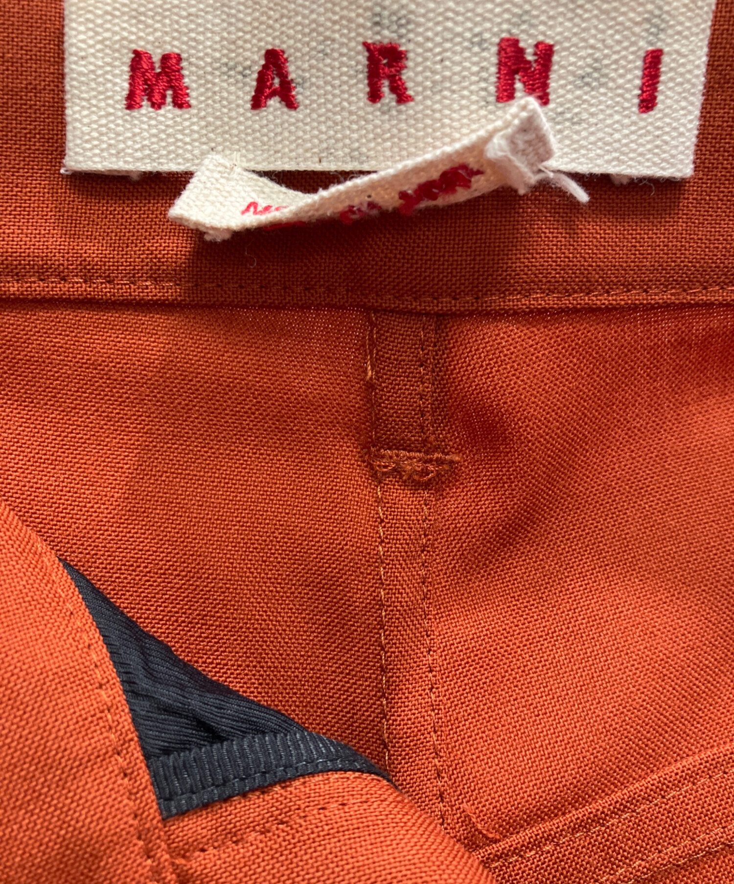 中古・古着通販】MARNI (マルニ) フレアパンツ オレンジ サイズ:46