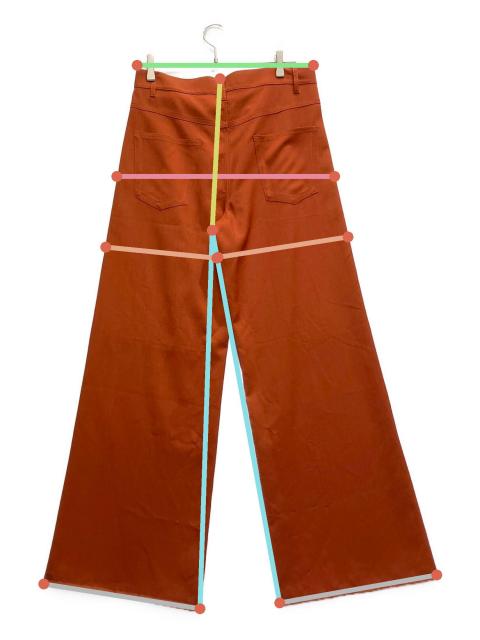 中古・古着通販】MARNI (マルニ) フレアパンツ オレンジ サイズ:46