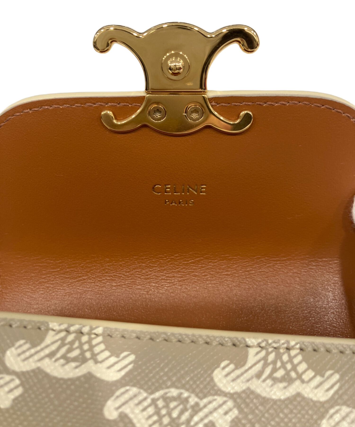 中古・古着通販】CELINE (セリーヌ) トリオンフ スモールフラップ