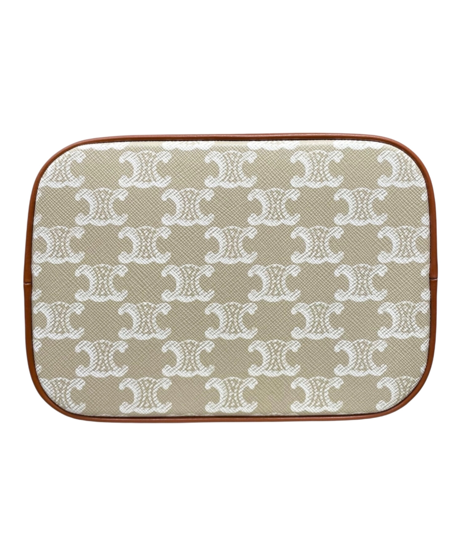 中古・古着通販】CELINE (セリーヌ) スモールバケット タン×ベージュ