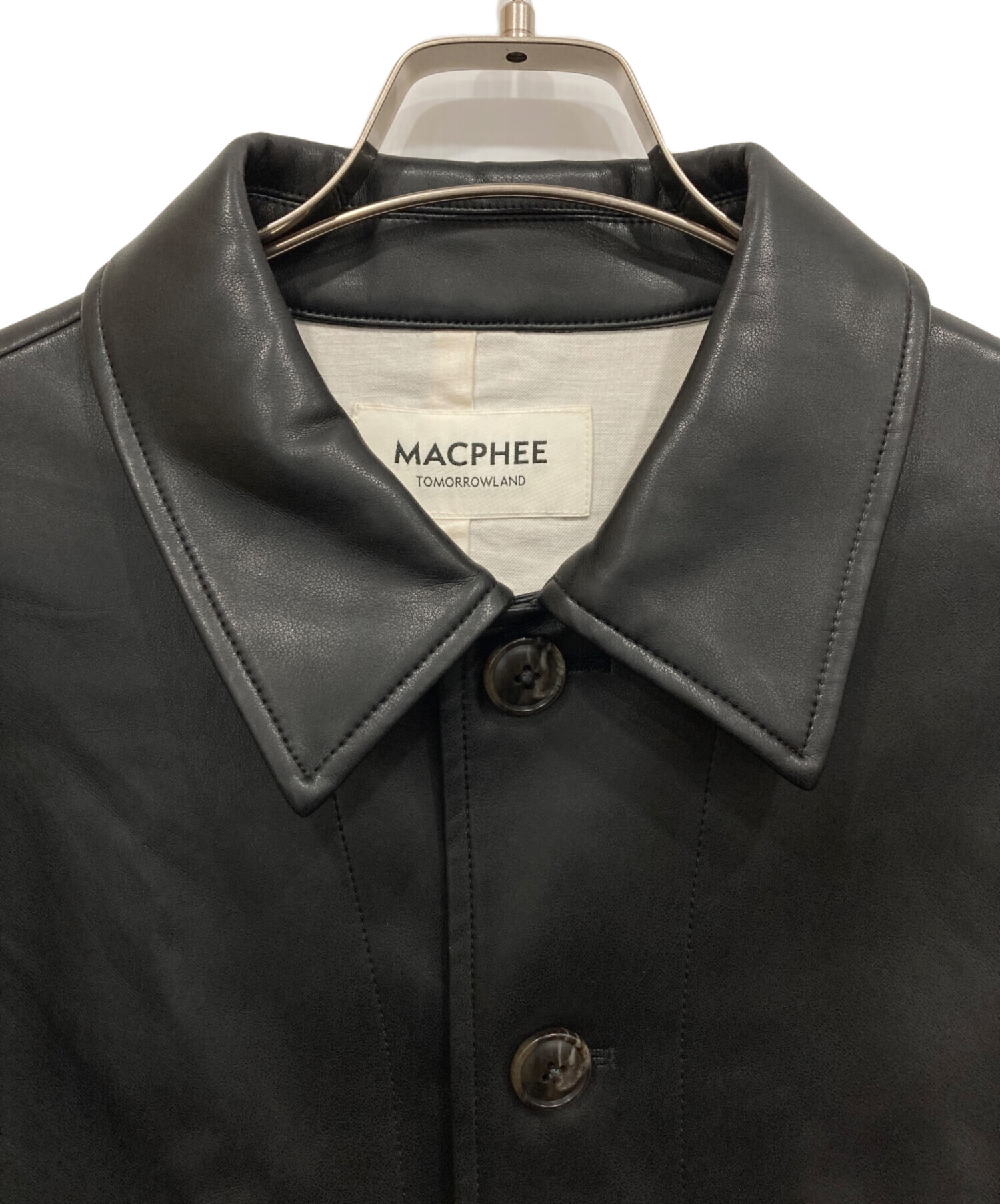 中古・古着通販】MACPHEE (マカフィー) レザーライク カバーオール