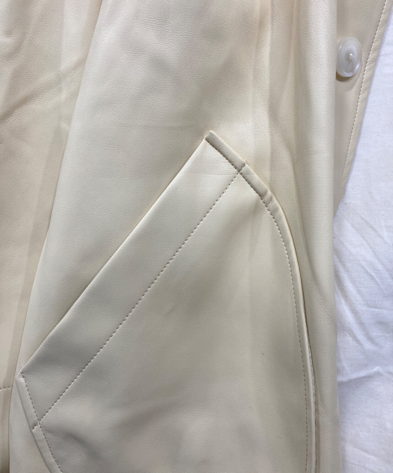 中古・古着通販】MACPHEE (マカフィー) レザーライク カバーオール
