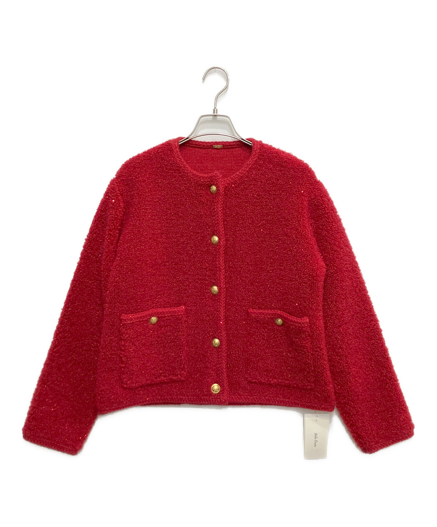 中古・古着通販】Mila Owen (ミラオーウェン) 金釦ノーカラー