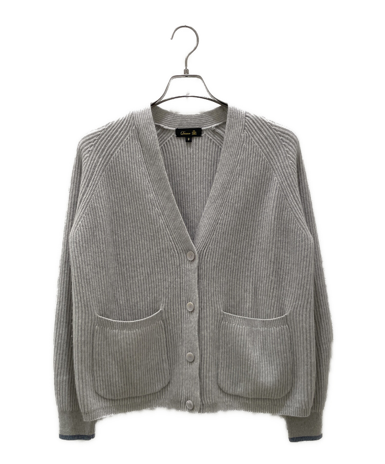 中古・古着通販】DRAWER (ドゥロワー) ウールカシミヤアゼ編み