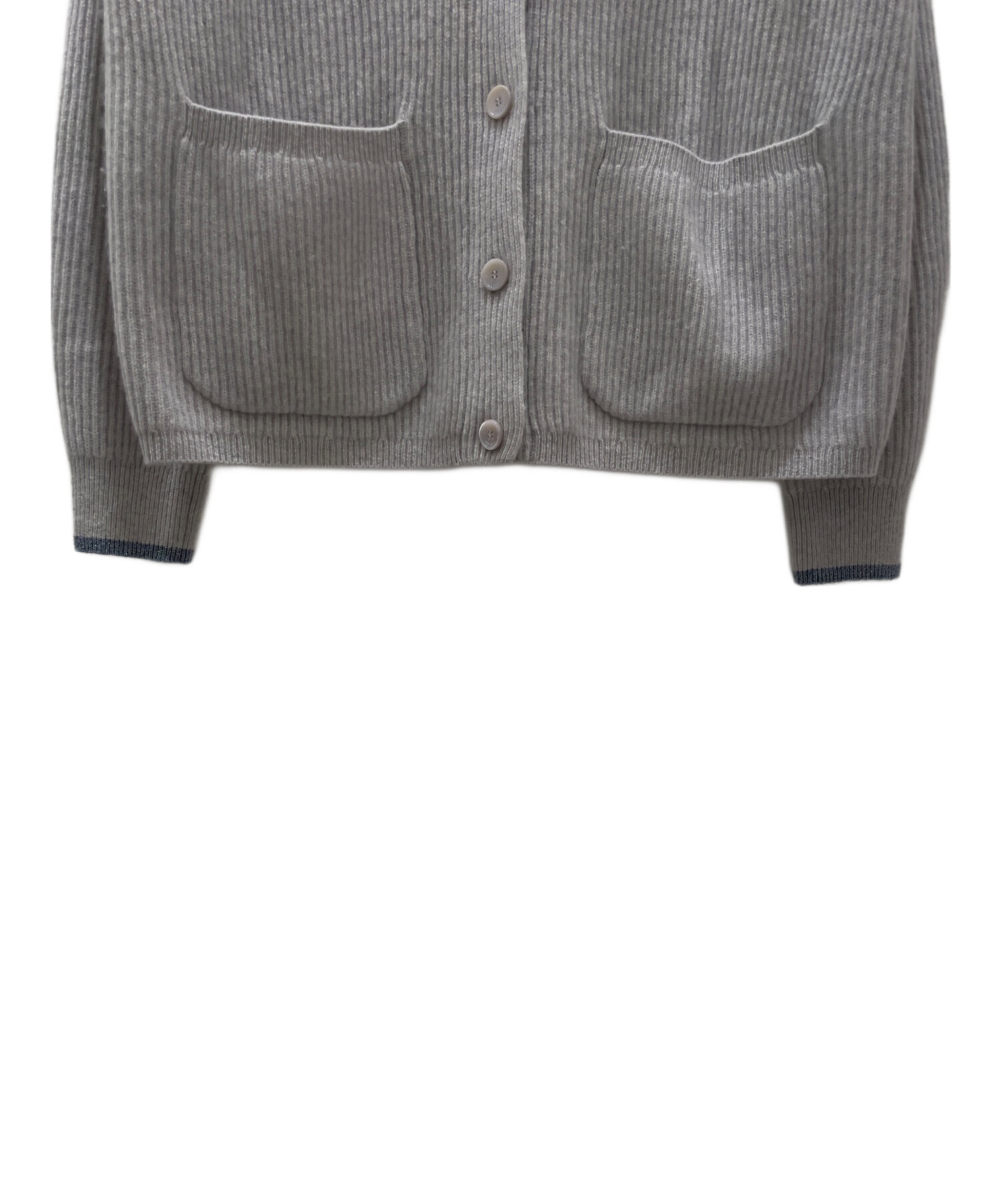 中古・古着通販】DRAWER (ドゥロワー) ウールカシミヤアゼ編み