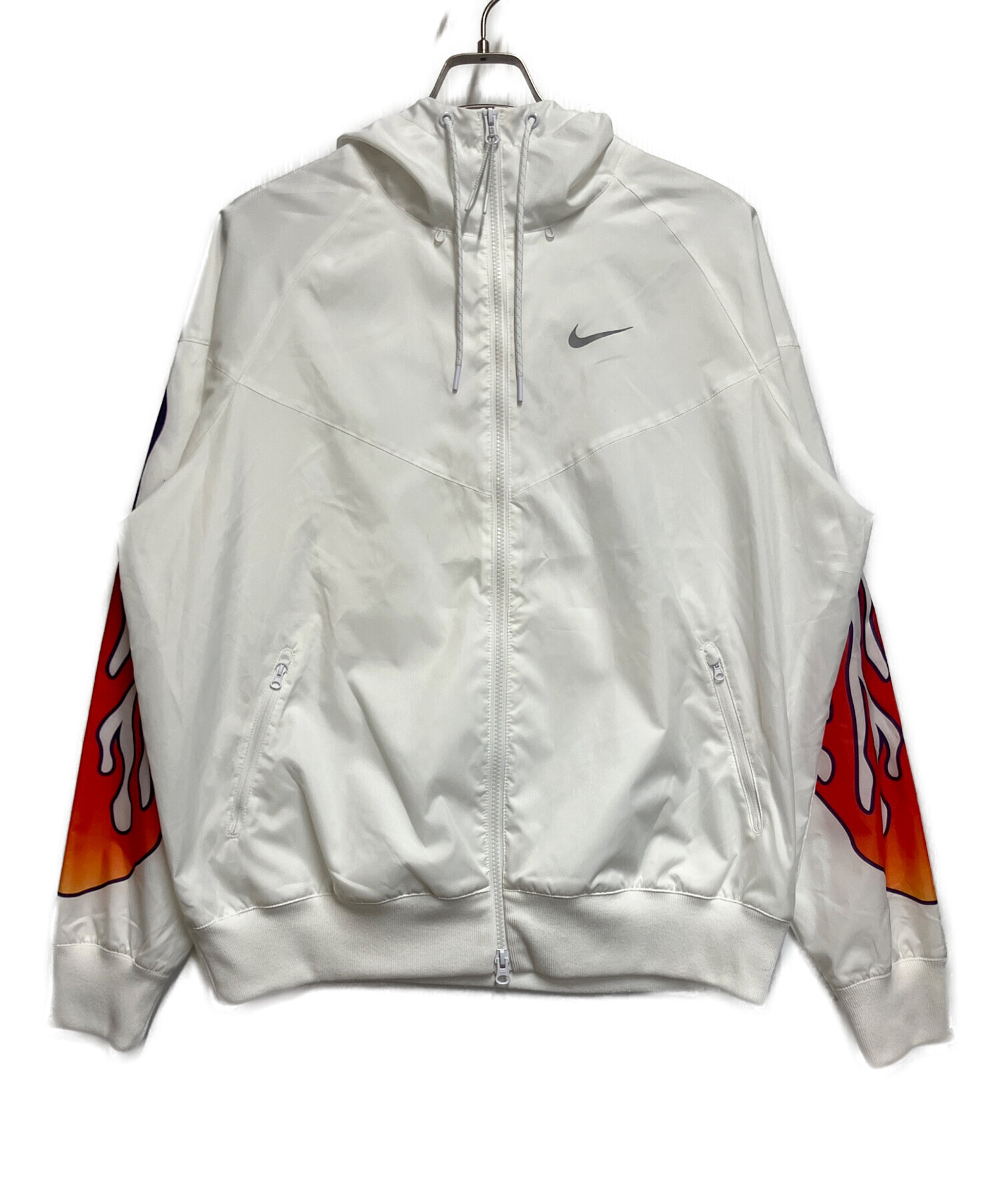 中古・古着通販】NIKE (ナイキ) ウィンドランナージャケット ホワイト