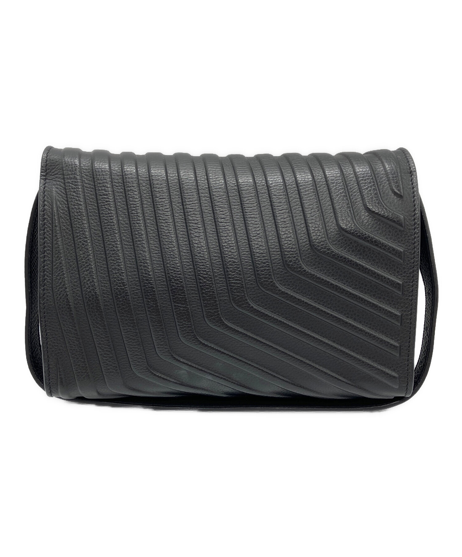 BALENCIAGA バレンシアガ CAR FLAP カー フラップ ショルダー バッグ ブラック BALENCIAGA（バレンシアガ） CAR FLAP カー フラップ ショルダー