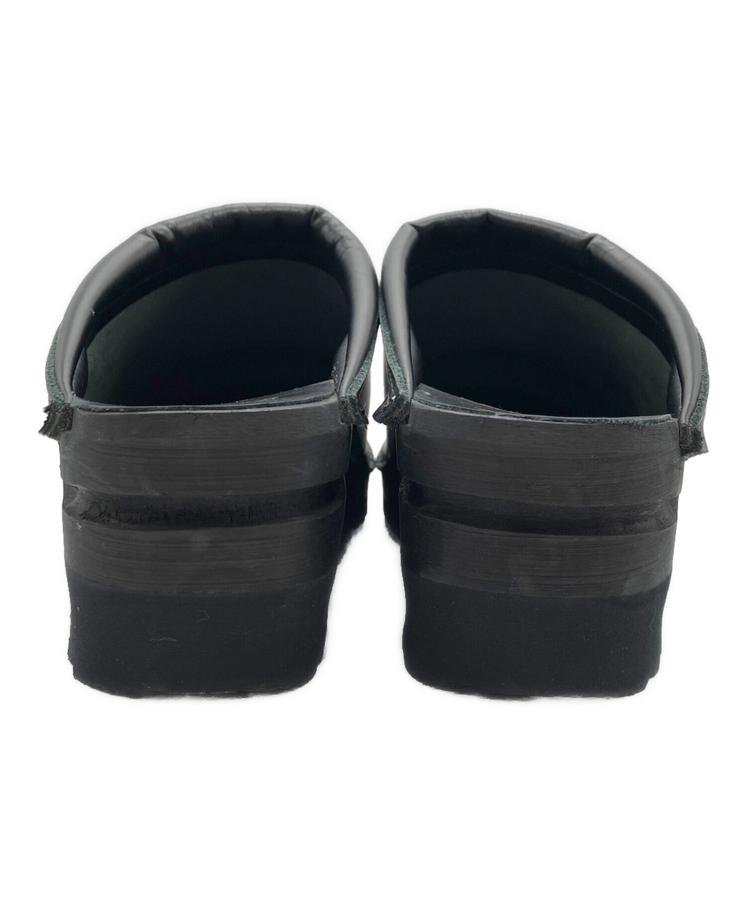 中古・古着通販】TROENTORP (トロエントープ) スムースレザーサボ