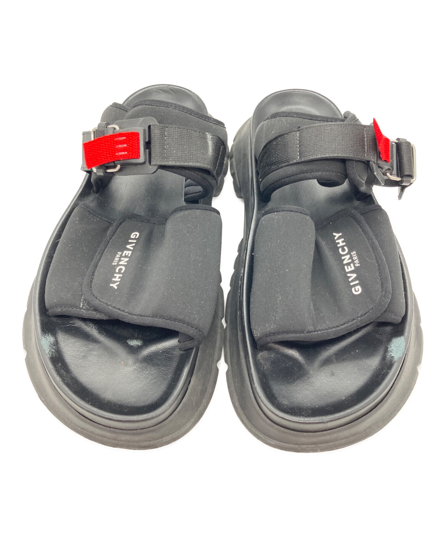 中古・古着通販】GIVENCHY (ジバンシィ) サンダル ブラック サイズ:42