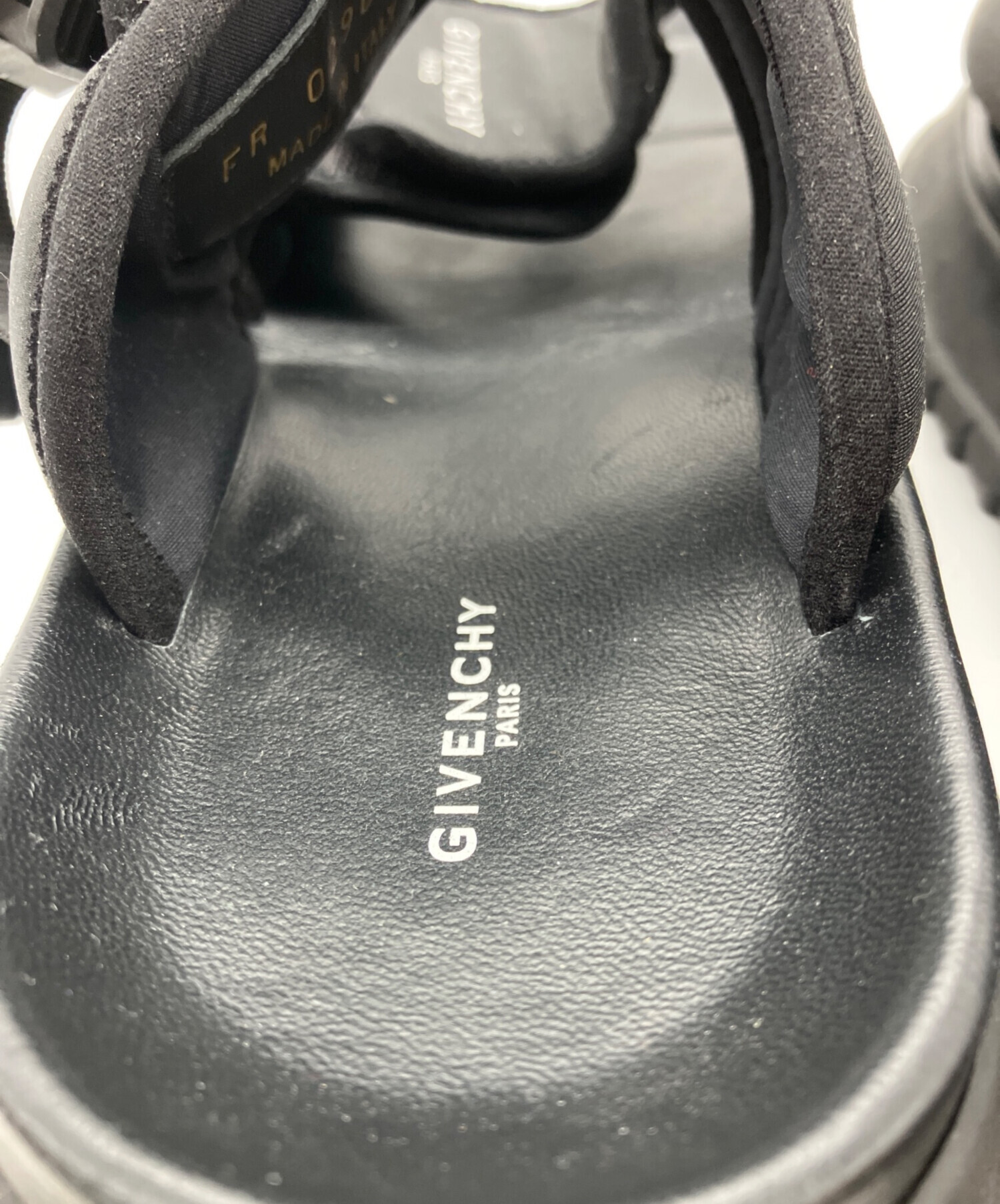 中古・古着通販】GIVENCHY (ジバンシィ) サンダル ブラック サイズ:42