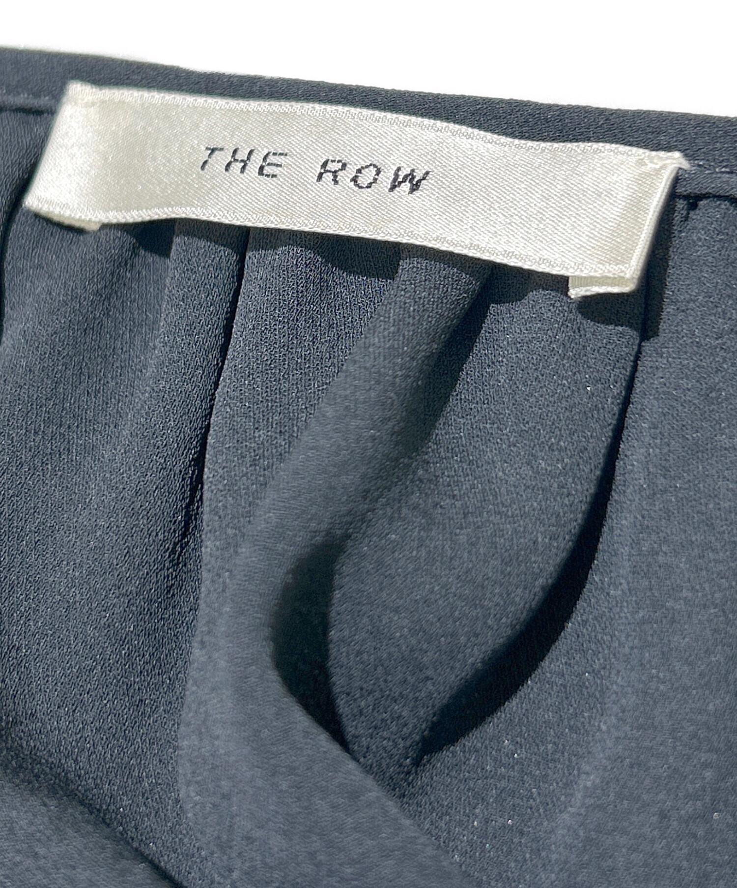 THE  ROW  ザロウ　ポロXS　新品　タグ付き　ネイビーコットン THE ROW（ザ ロウ） バッグ Medium N/S Park Tote レザー Bag W1313