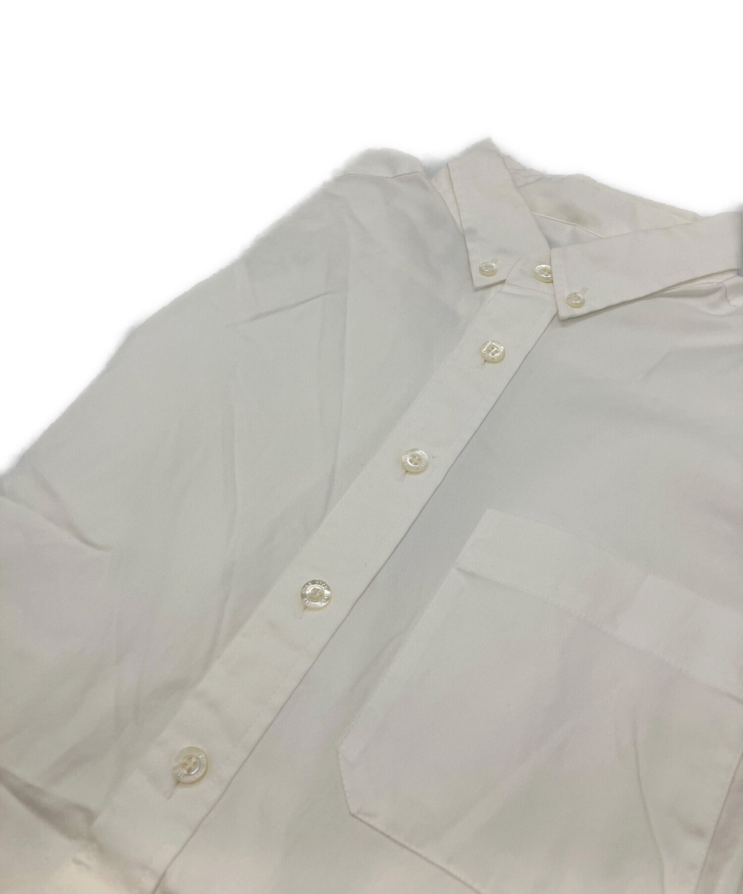 中古・古着通販】HYKE (ハイク) BUTTON-DOWN BELL-SLEEVE SHIRT 