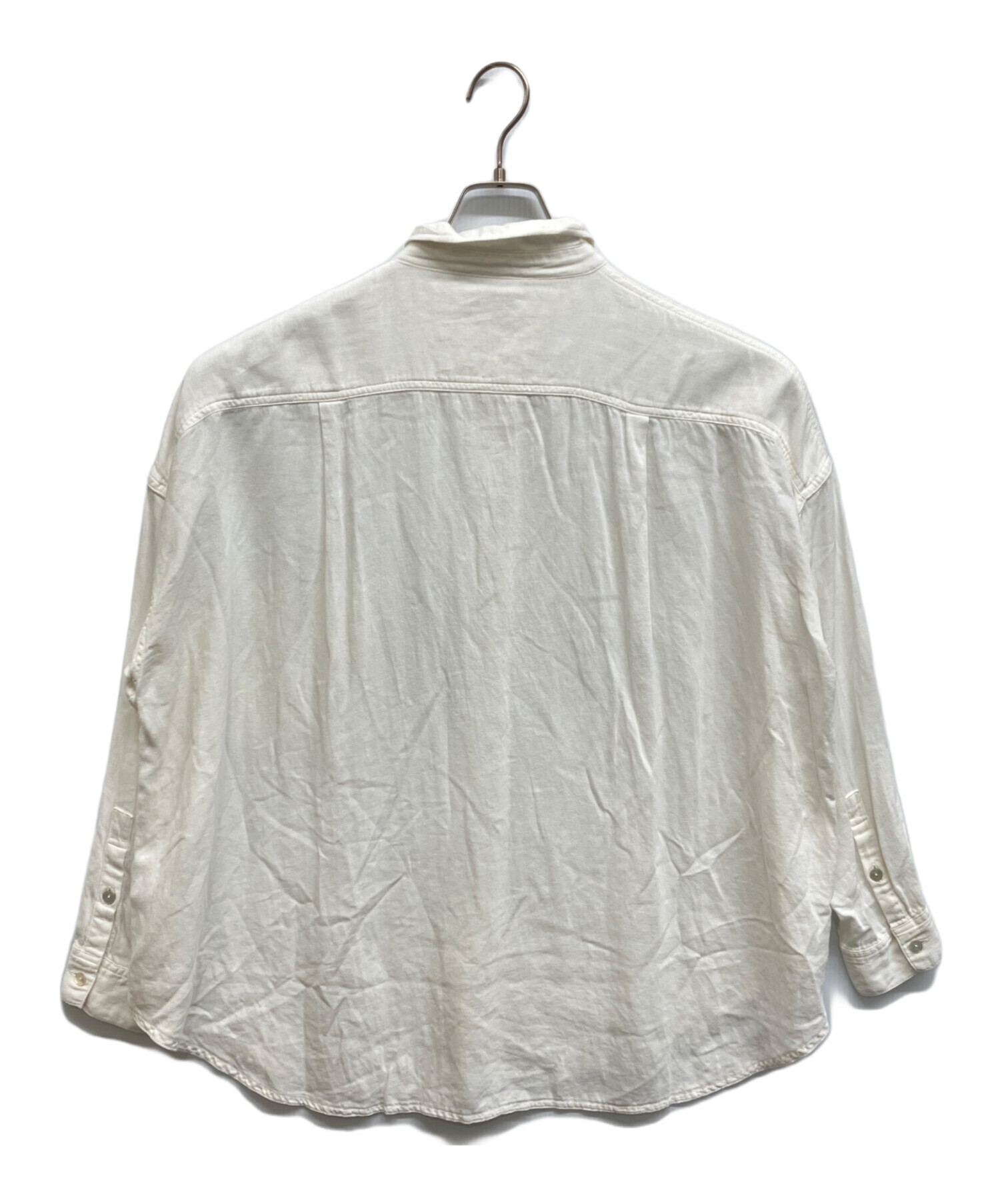 ARGUE argue MELLOW STRAIGHT DENIM サイズ1 中古・古着通販】ARGUE (アーギュ) COTTON LINEN DENIM MELLOW SHIRTS