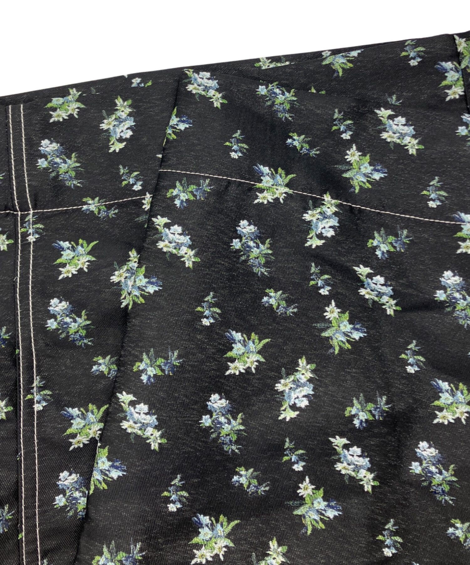 中古・古着通販】Ganni (ガニー) FLORAL JACQUARD SHORTS ブラック