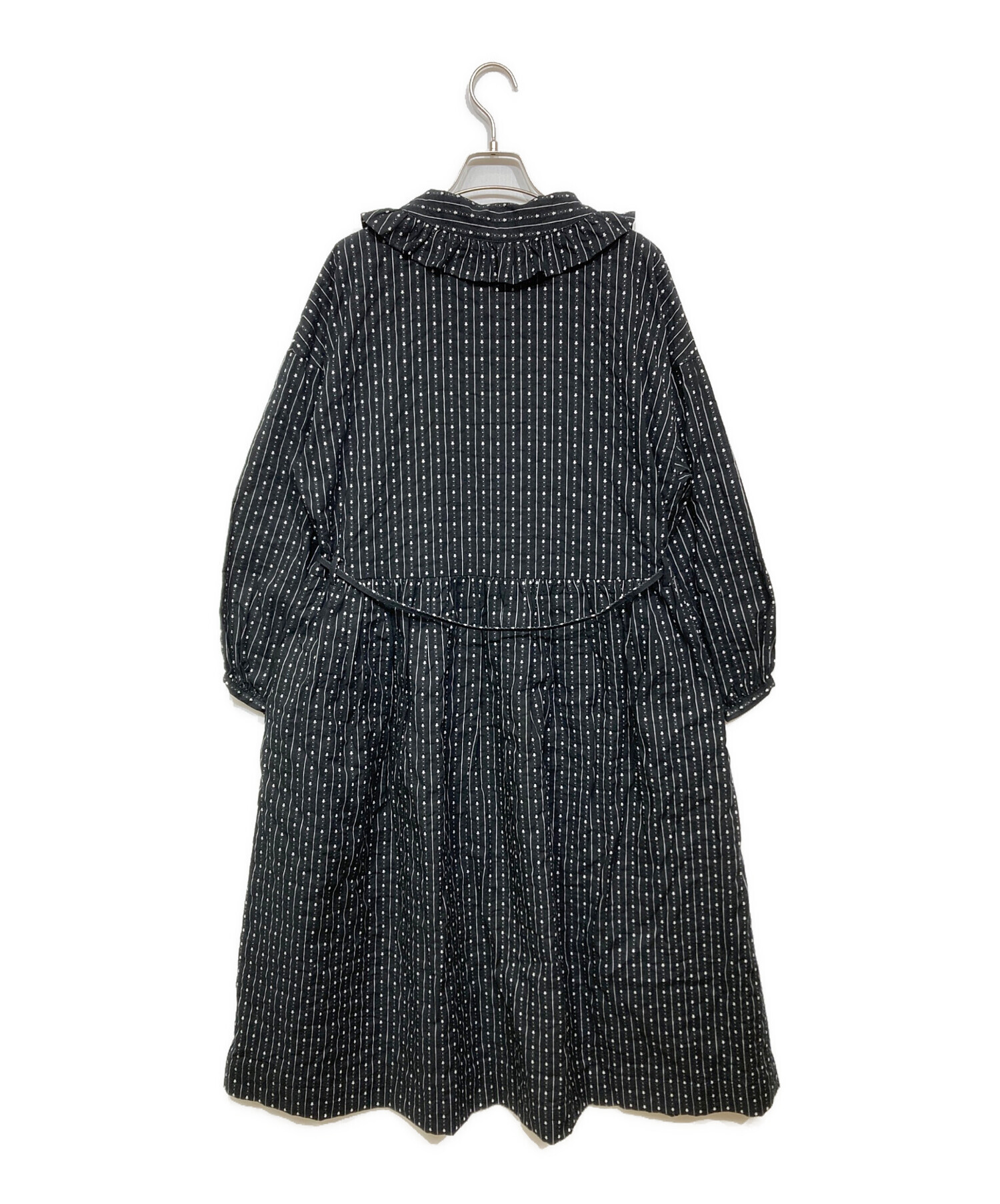 中古・古着通販】GASA* (ガサ) 湖上の花 フリル開襟ワンピース