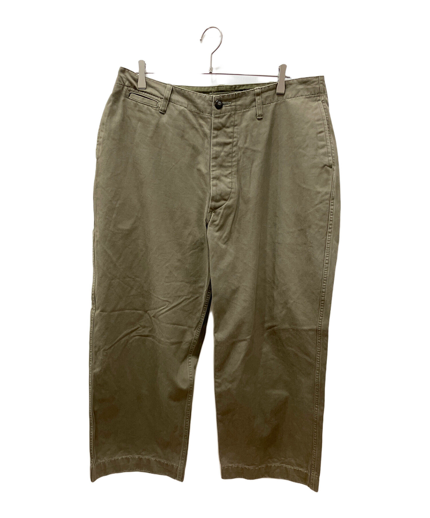 ニ*バ様 ナイジェルケーボン　 BASIC CHINO 着用2回　オリーブ　 サ BASIC CHINO PANT [ Nigel Cabourn ] - spares