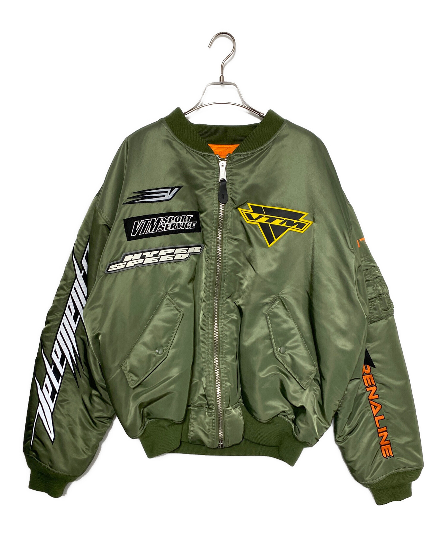 中古・古着通販】VETEMENTS (ヴェトモン) ALPHA (アルファ) 21AW MA-1