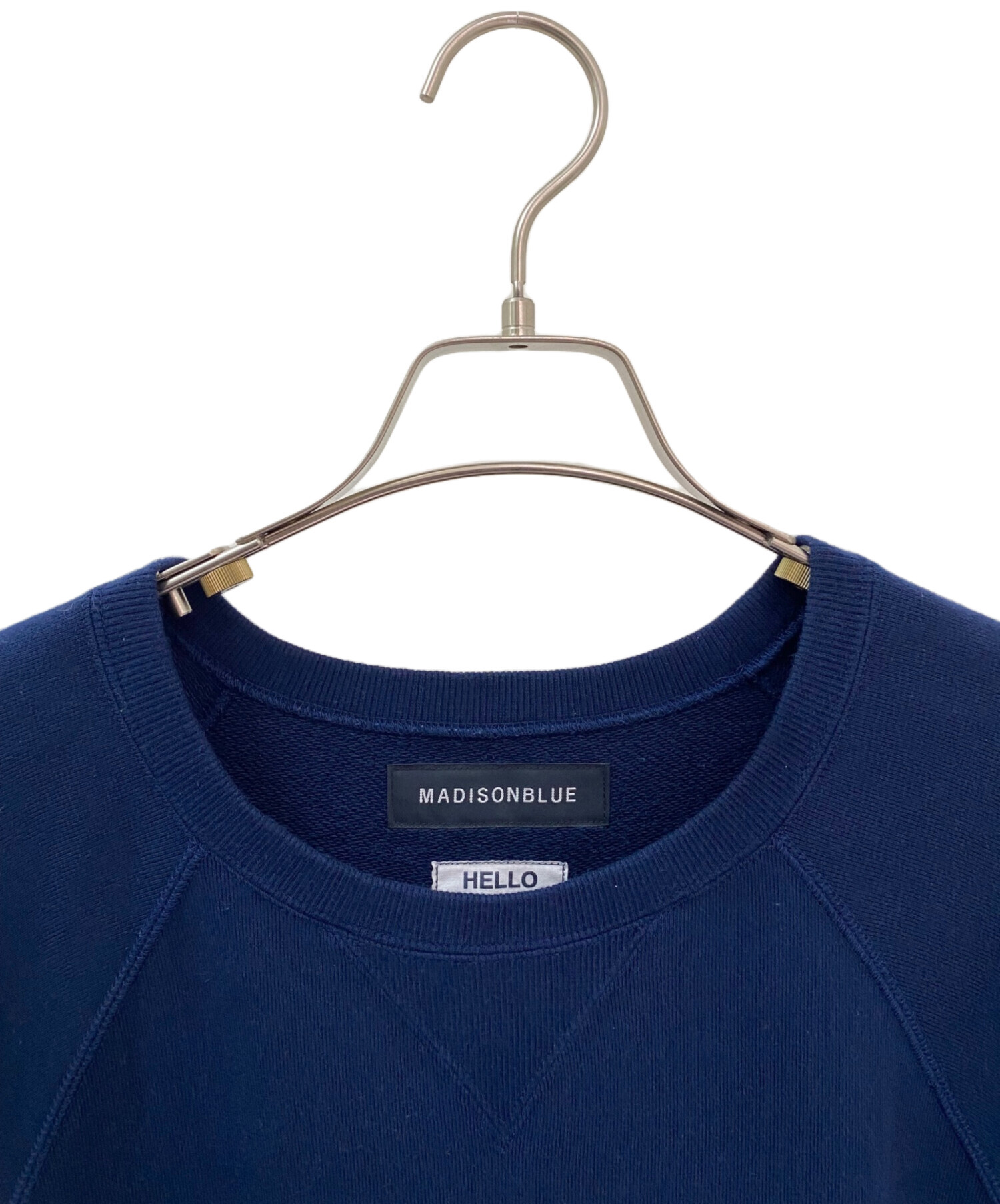 MADISONBLUE マディソンブルー クルーネックニット グレー 01