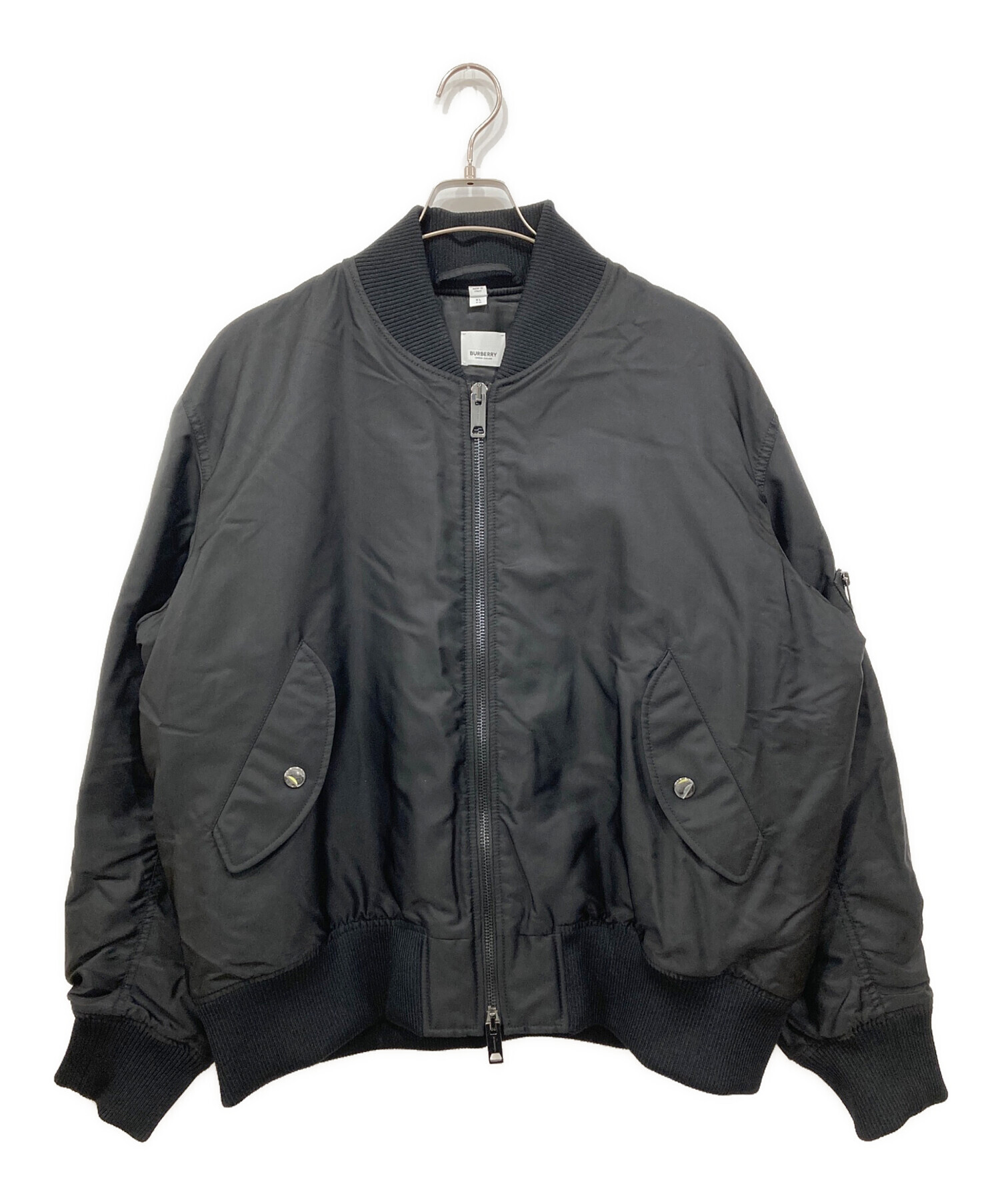 Burberrys ブルゾン MA-1 トラックジャケット 中古・古着通販】BURBERRY (バーバリー) バックプリントMA-1ジャケット