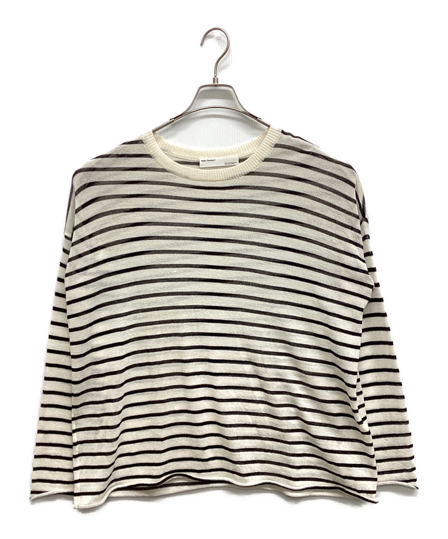 中古・古着通販】L'appartement (アパルトモン) Border Sheer Knit