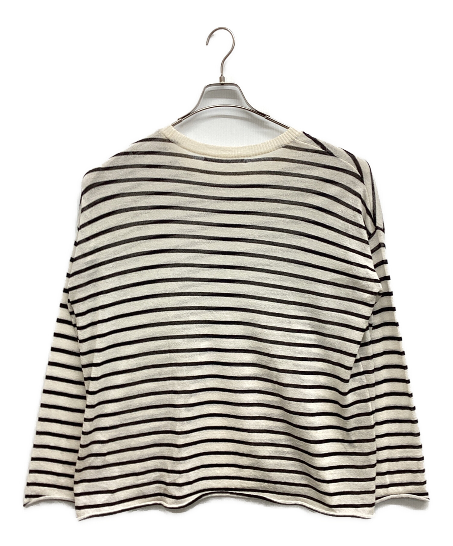 中古・古着通販】L'appartement (アパルトモン) Border Sheer Knit