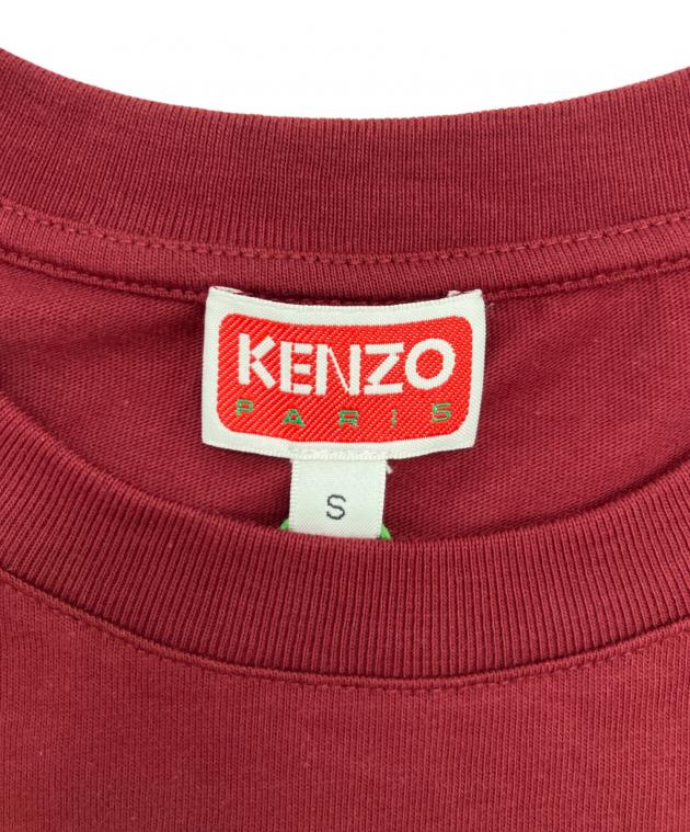 中古・古着通販】KENZO (ケンゾー) タイガー刺繍Tシャツ レッド サイズ