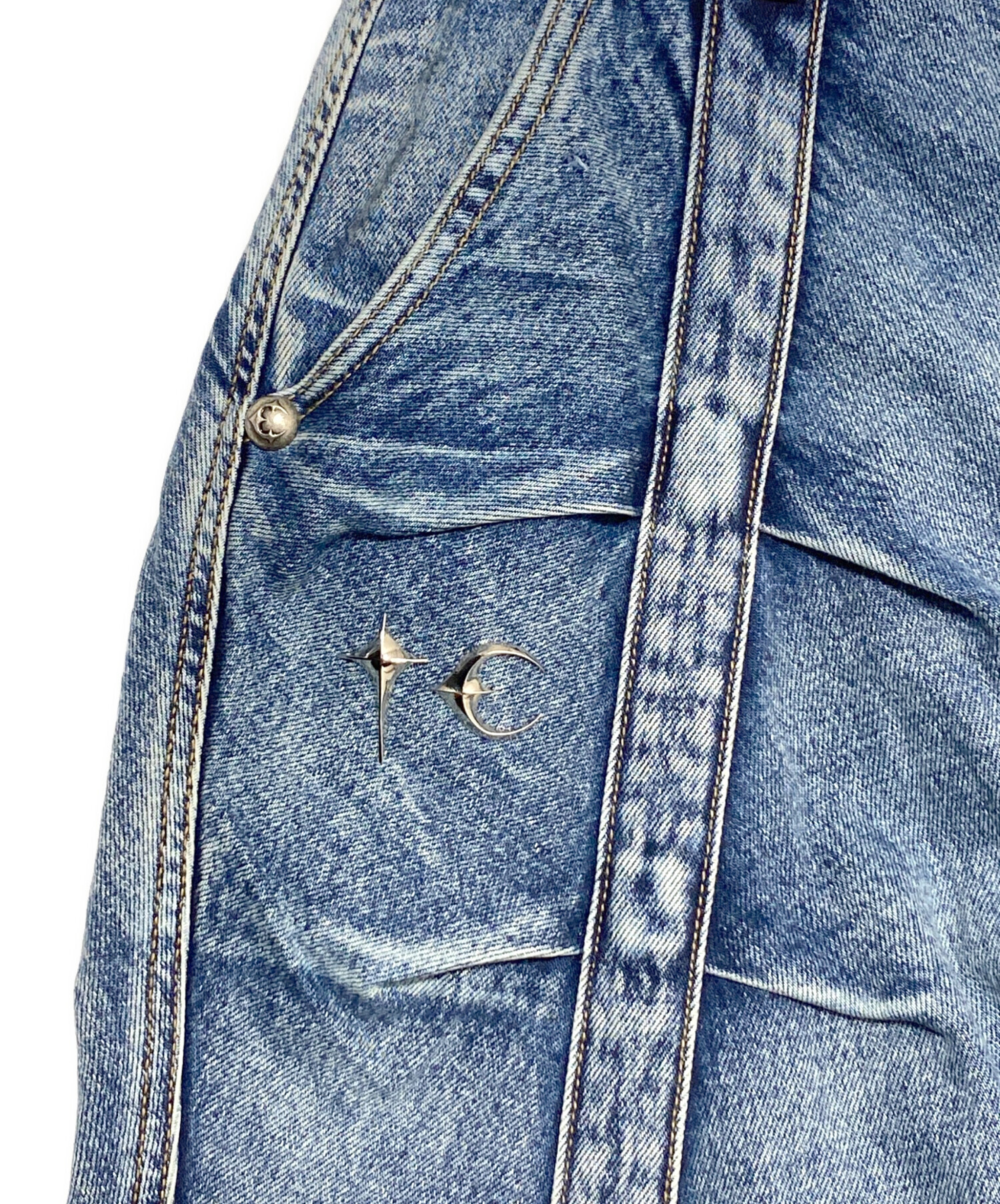 中古・古着通販】THUG CLUB (サグ クラブ) LINE GOB DENIM PANTS