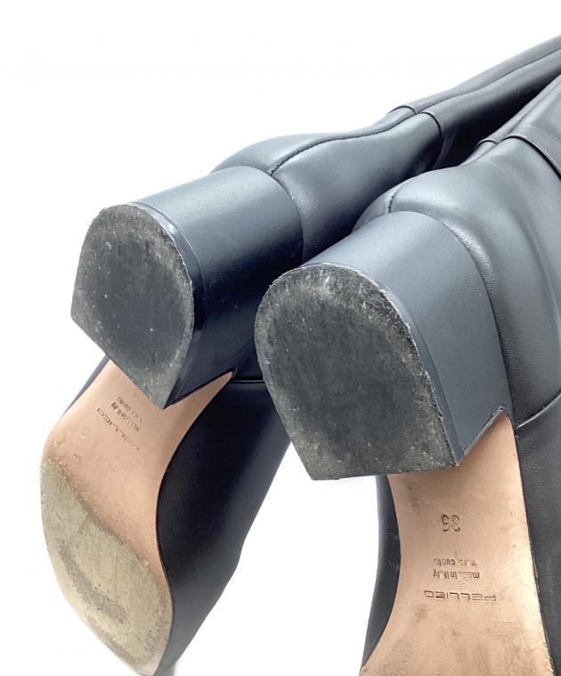 中古・古着通販】PELLICO (ペリーコ) ロングブーツ ブラック サイズ:35