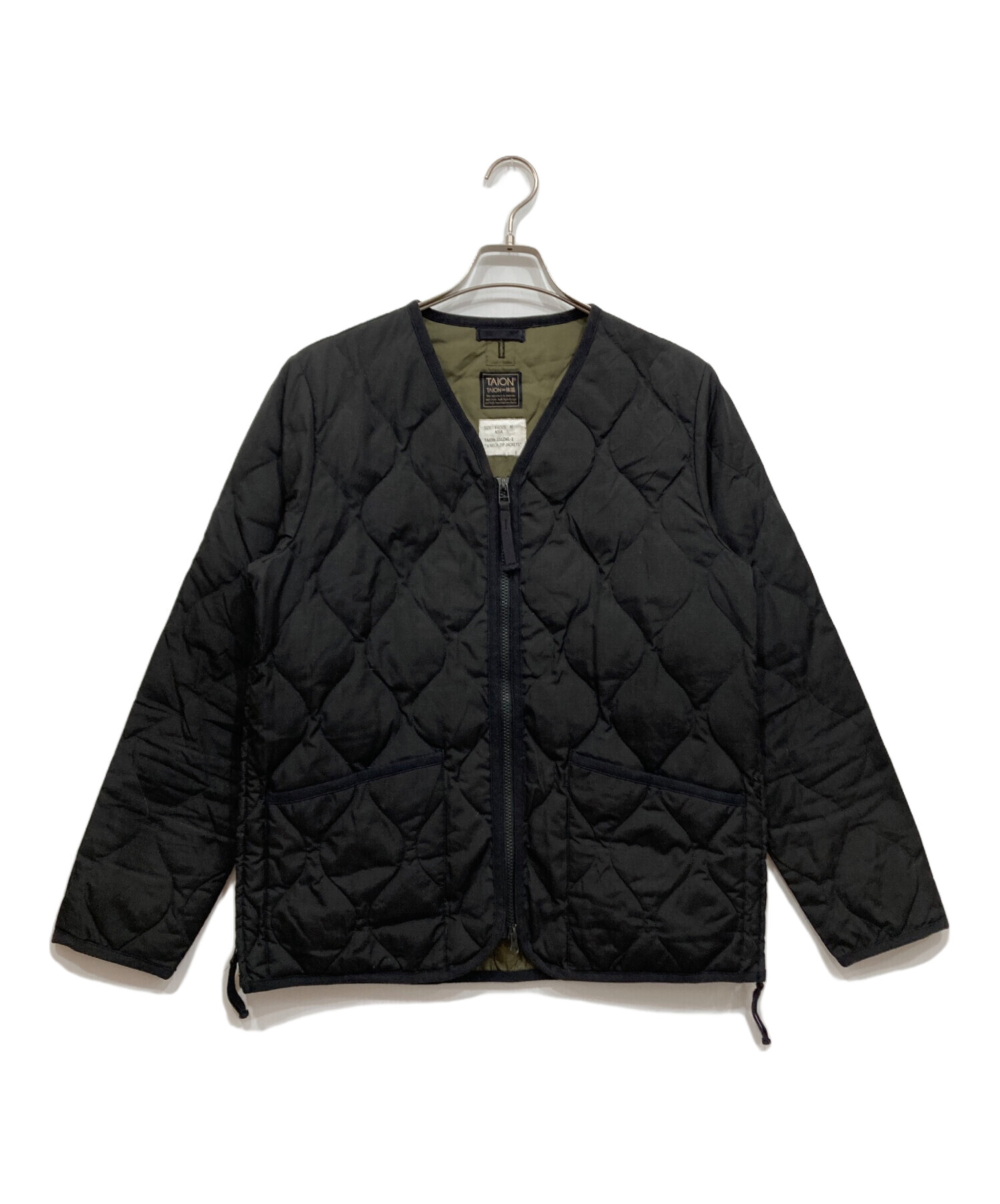 中古・古着通販】TAION (タイオン) V NECK ZIP JACKTS / V ネック 