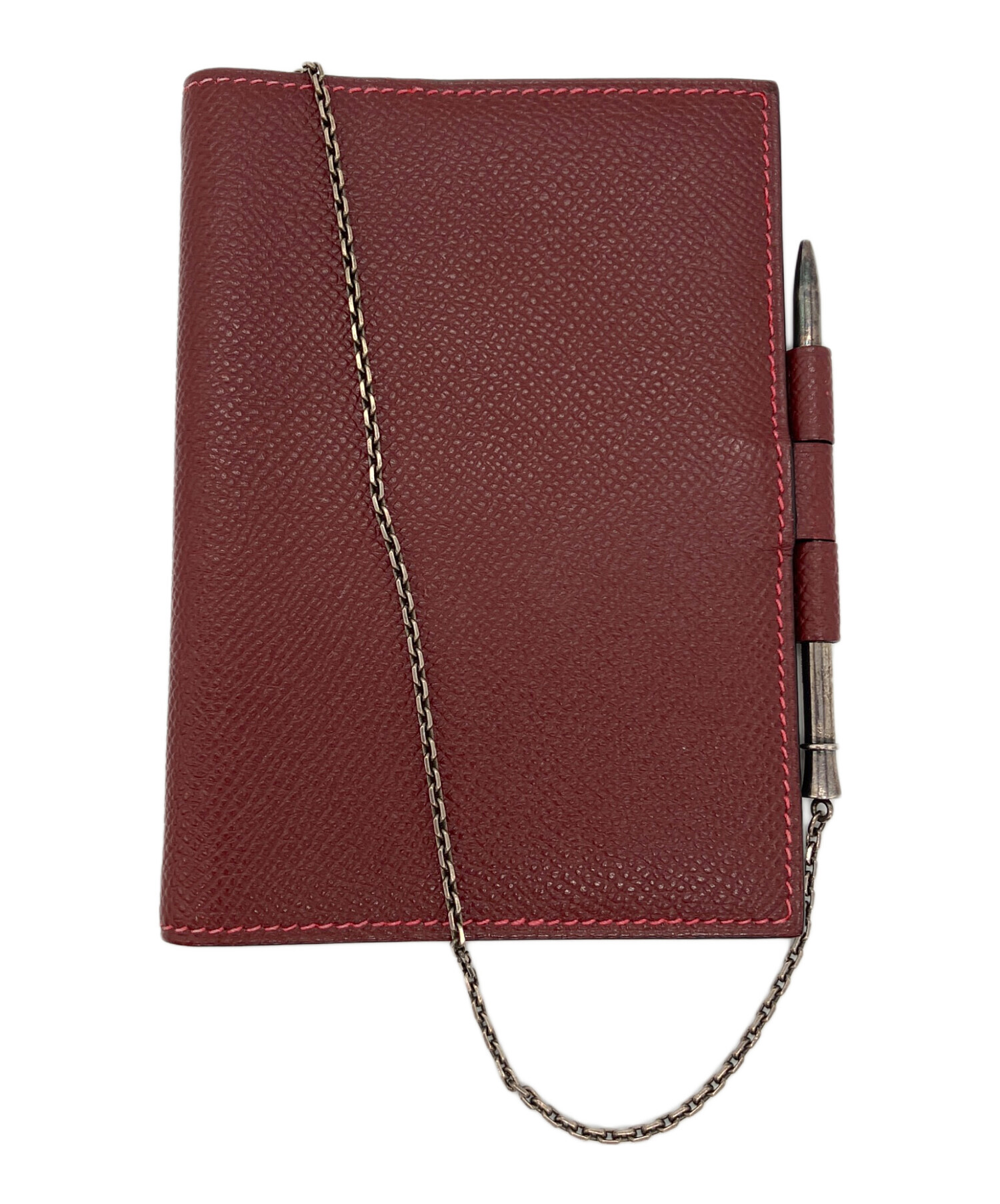中古・古着通販】HERMES (エルメス) 手帳カバー レッド｜ブランド