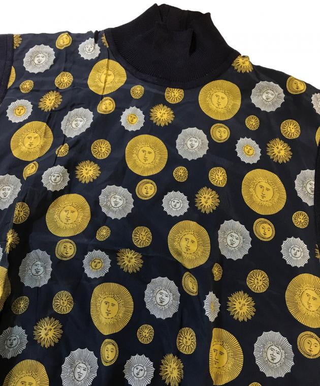 中古・古着通販】GUCCI (グッチ) ニット切替ノースリーブシルク